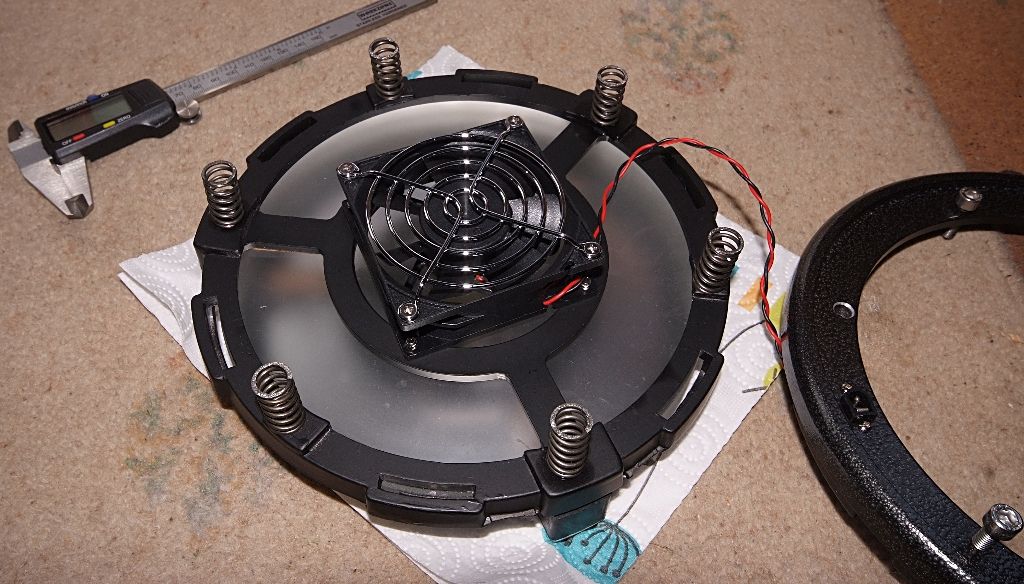 8" F4 Newtonian Mirror Cell Mods DIY Astronomer Stargazers Lounge